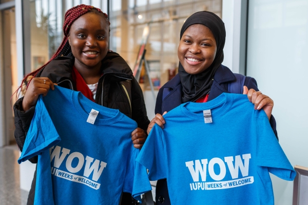 IUPUI students participate in Weeks of Welcome in January 2020