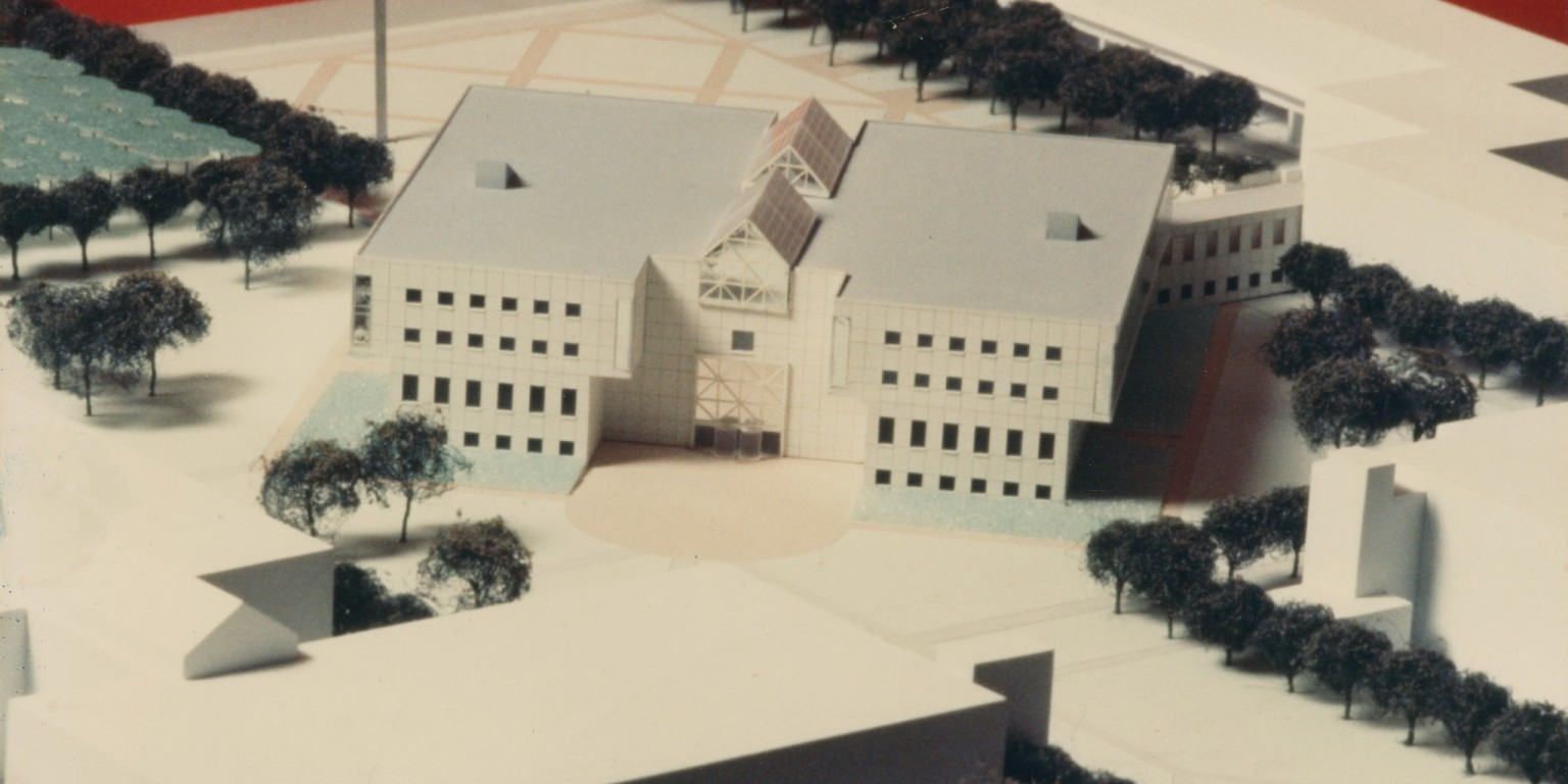 A model of University Library, circa early 1990s