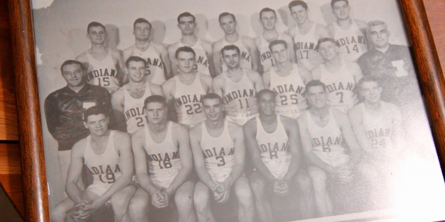 A team picture, Christie is in the top row