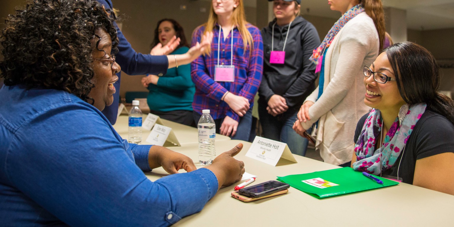 Students learn more about careers.