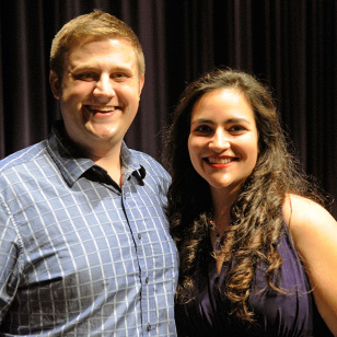 2012 District winners Michael Brandenburg and Kelly Glyptis.