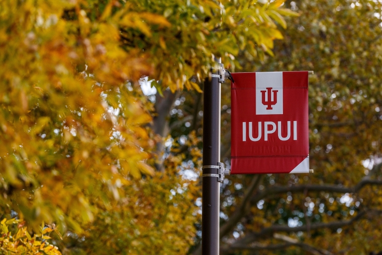 IUPUI sign