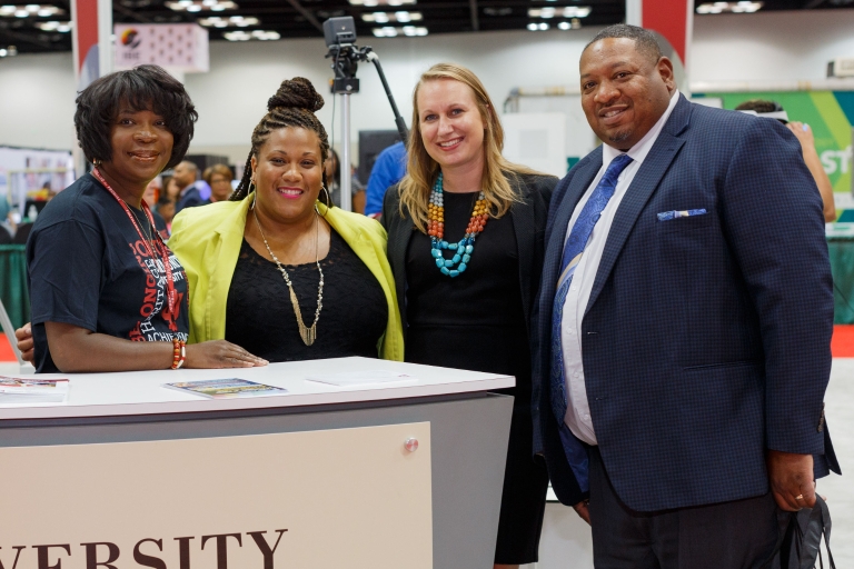 participants at the black expo.