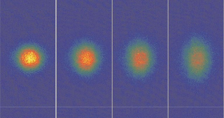 A model of a trapped atom in Le Luo's lab