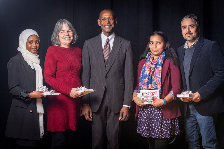 Winners of the Building Bridges awards. 