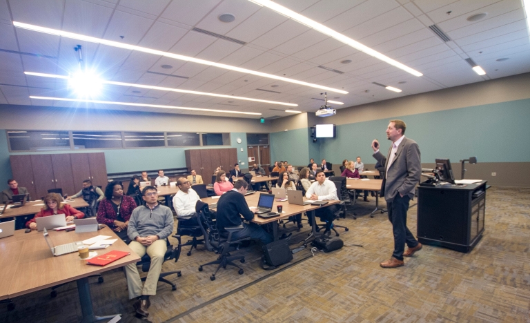 IU Kelley School of Business at IUPUI classroom