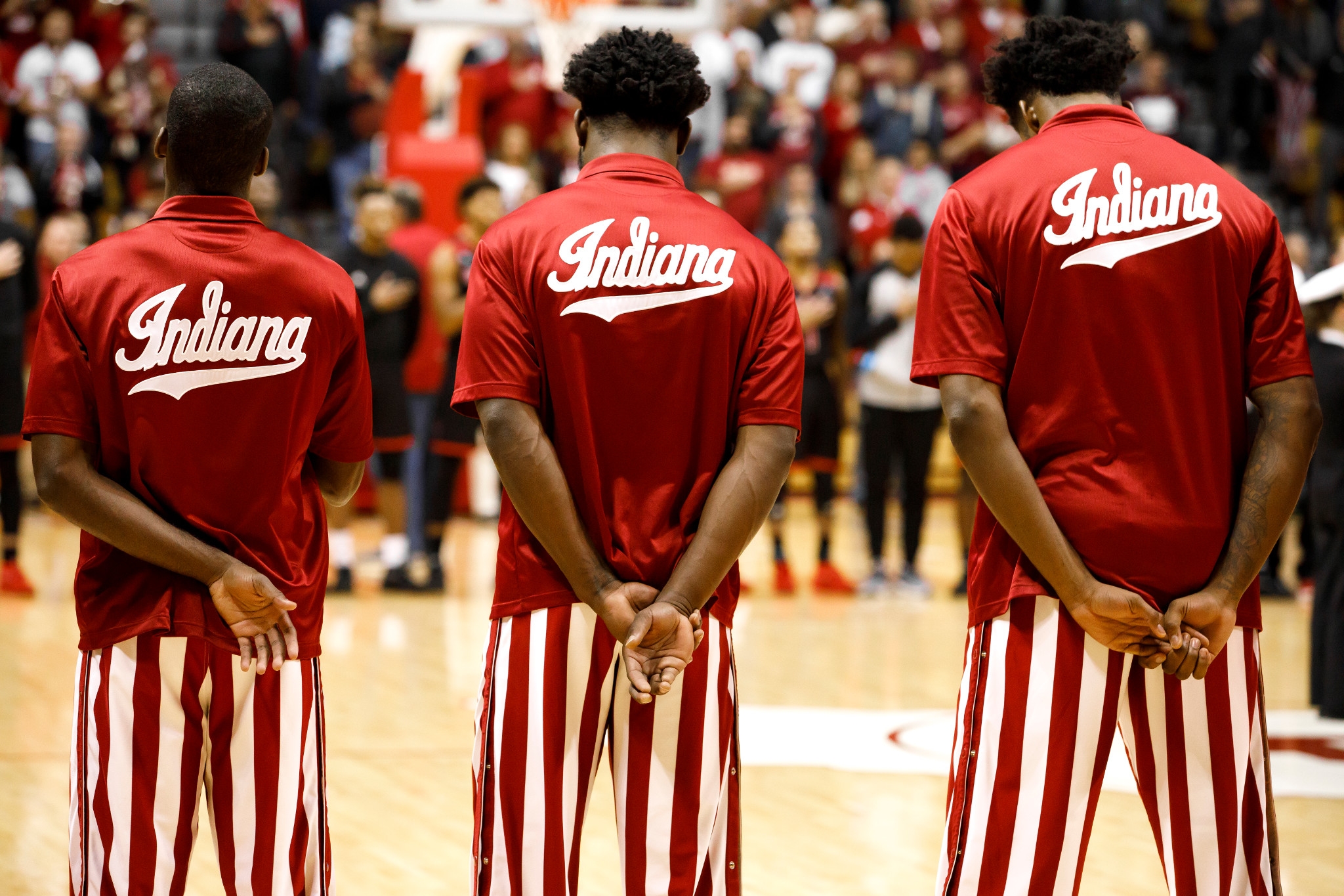 Reigning Big Ten champs get surprise gift at Hoosier Hysteria