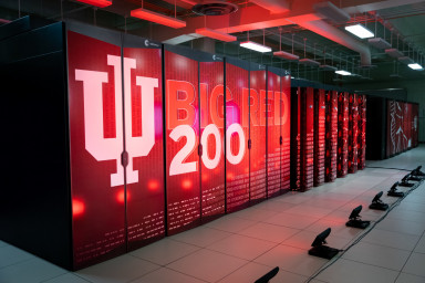 External image of IU's Big Red 200 supercomputer