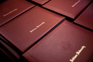 Crimson Indiana University diploma covers