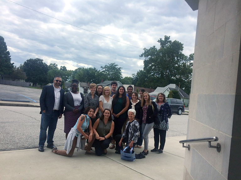 IU School of Social Work faculty and students in Lawrence County