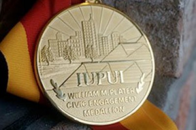 A close-up image of the Plater Medallion
