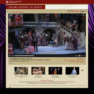 ?La Boheme? is one of several productions to be live-streamed by the Jacobs School of Music this season.