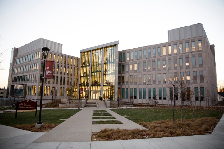 Luddy Hall on the Indiana University Bloomington campus