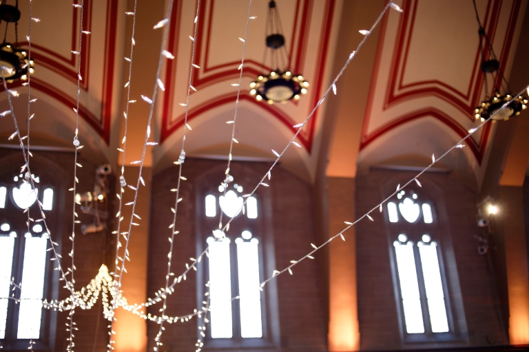 Lights on the ceiling at the IMU