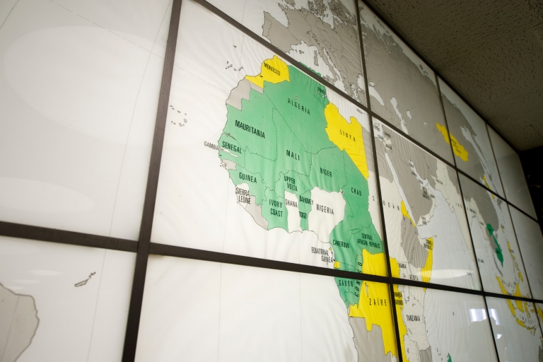 A map of the world