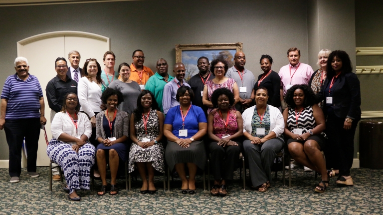 Last year's participants in the faculty research development institute.
