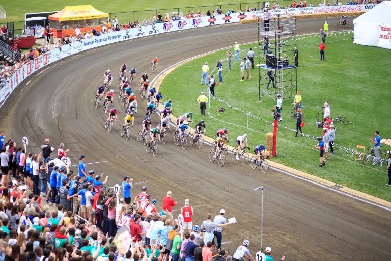 The men's Little 500 bicycle race in 2018