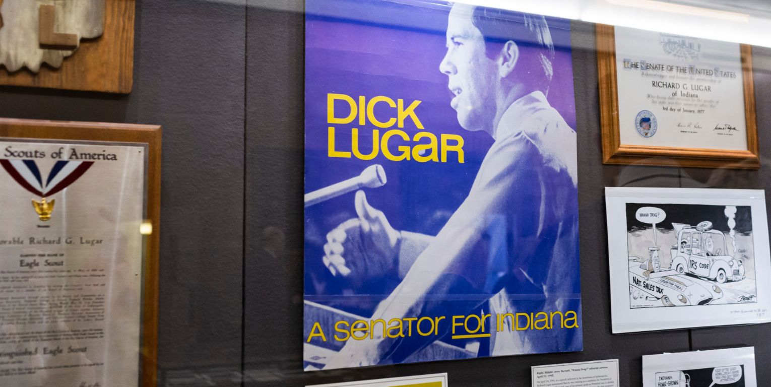 IU exhibition explores local, global impact of Richard Lugar, Indiana’s