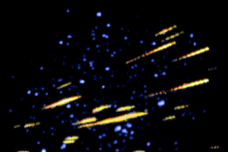 Image of meteor shower