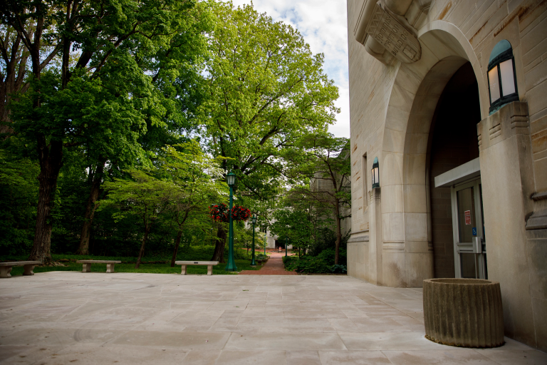 The exterior of Bryan Hall on the Bloomington campus.