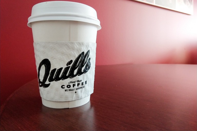 Quills Coffee cup
