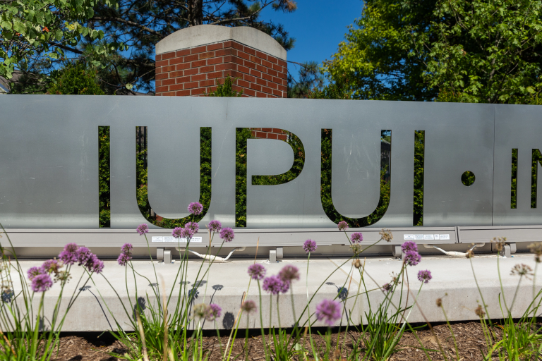 IUPUI gateway on campus