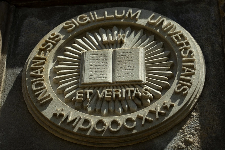 Indiana University seal at IU Bloomington