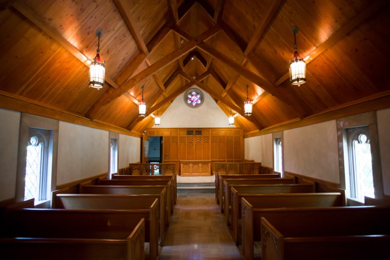 Interior of Beck Chapel