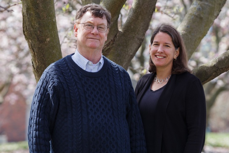 Chancellor's Professors Charles Goodlett and Elizabeth Kryder-Reid
