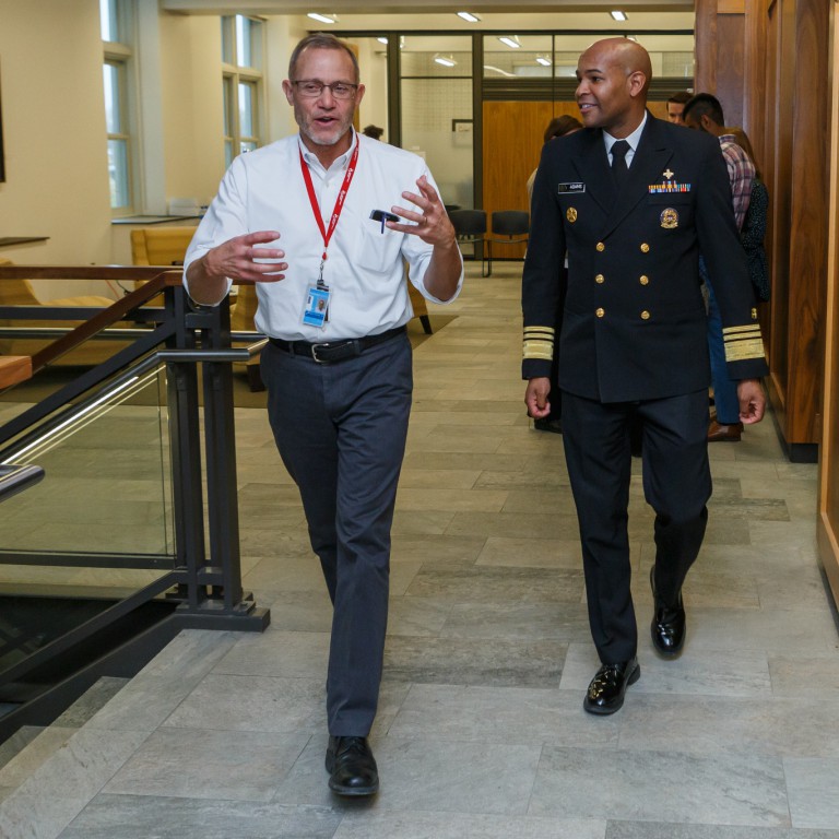 Bob Einterz talks to Jerome Adams