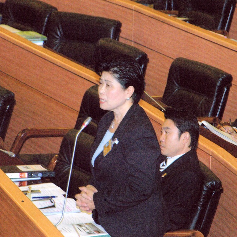 Pusadee Tamthai serving parliament. 