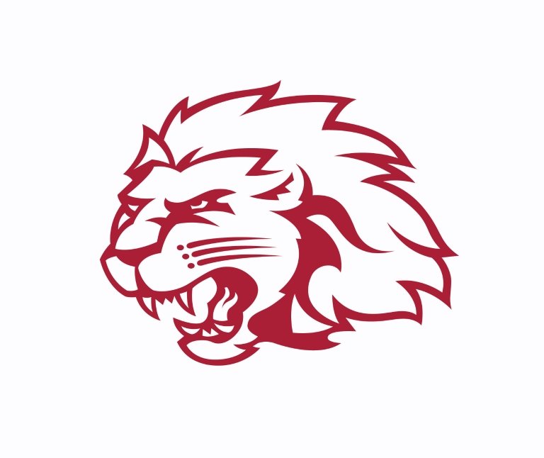 Graphic depiction of the new IUPUC lion mascot