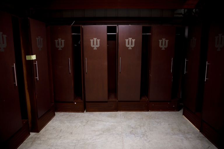 IU men's basketball locker