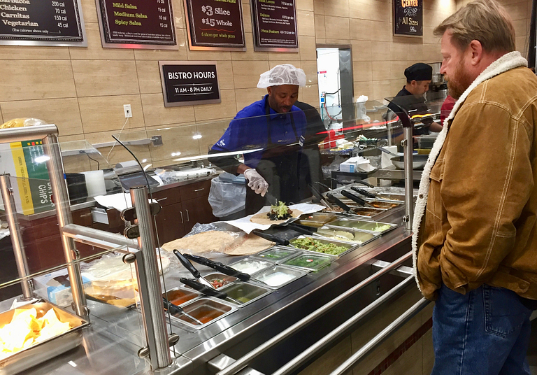 Getting lunch at Kroger