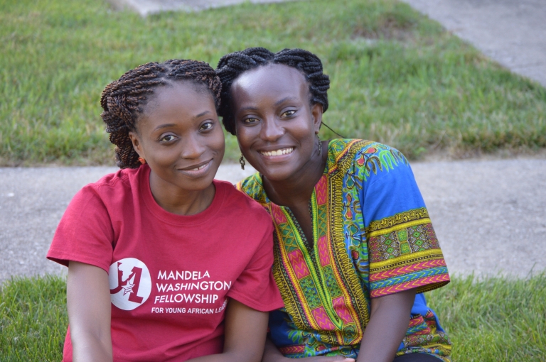 Mandela Washington Fellows pose for a picture.