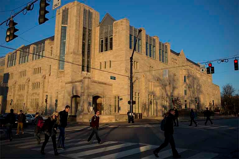 The exterior of Hodge Hall at the Kelley Business School