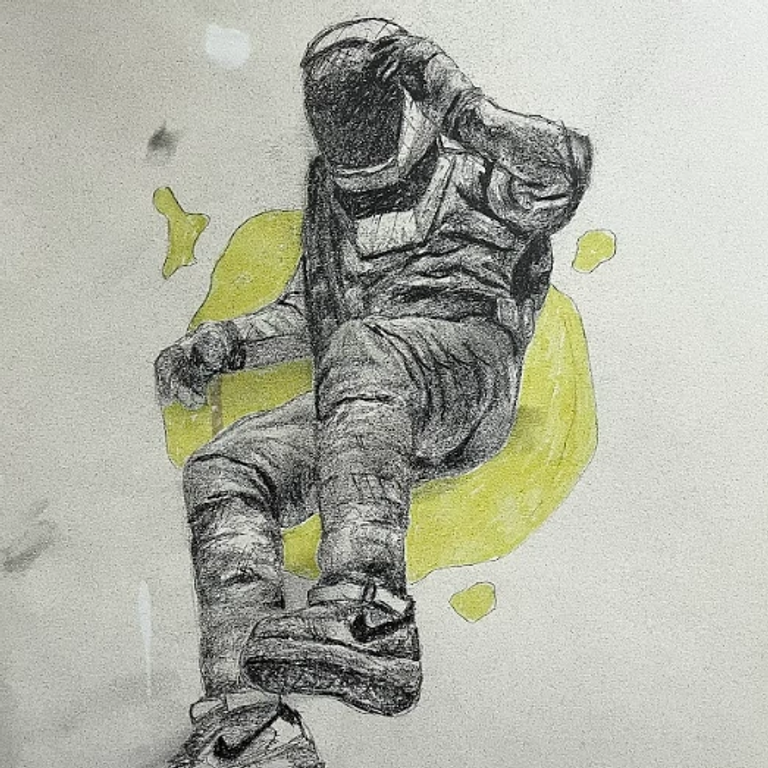 astronaut sketch 