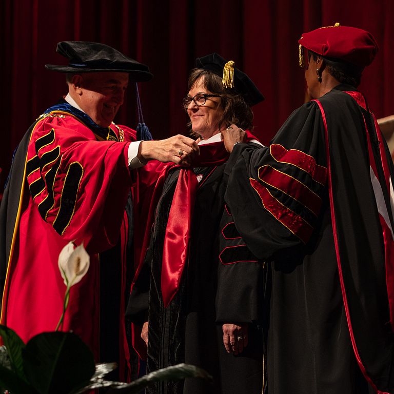Susan Elrod officially being installed as chancellor