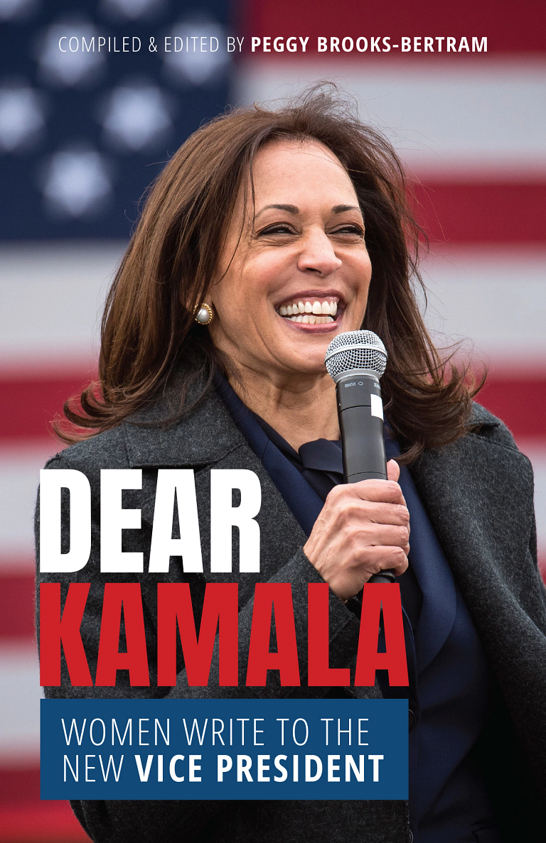 Book cover for Kamala Harris book from IU Press