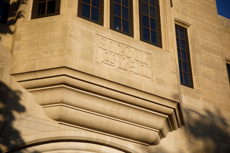 School of Law written in limestone