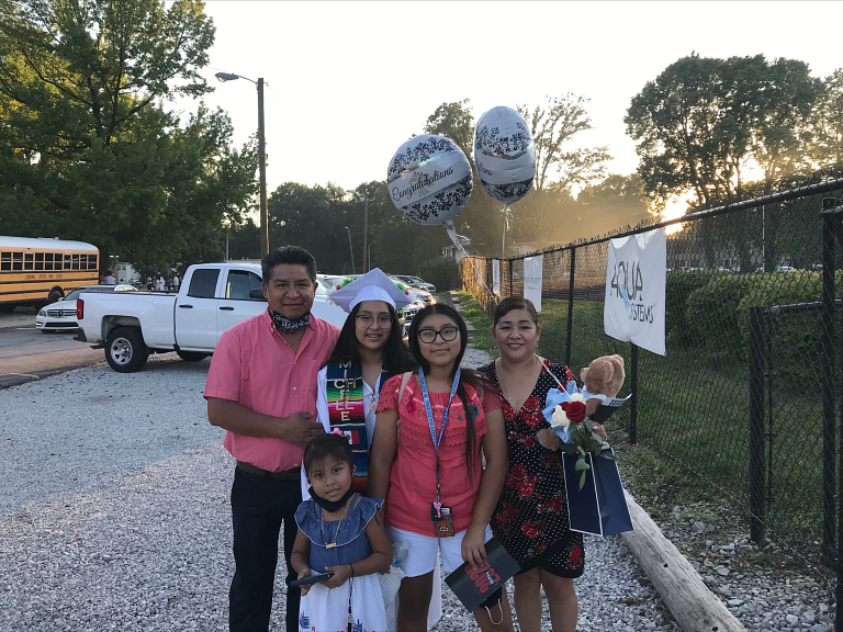 Michelle Rodriguez-Silva and her family