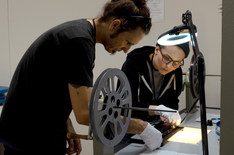 Core vs. Reel — Film Handling Training - Information Studies Library &  Media Preservation Lab