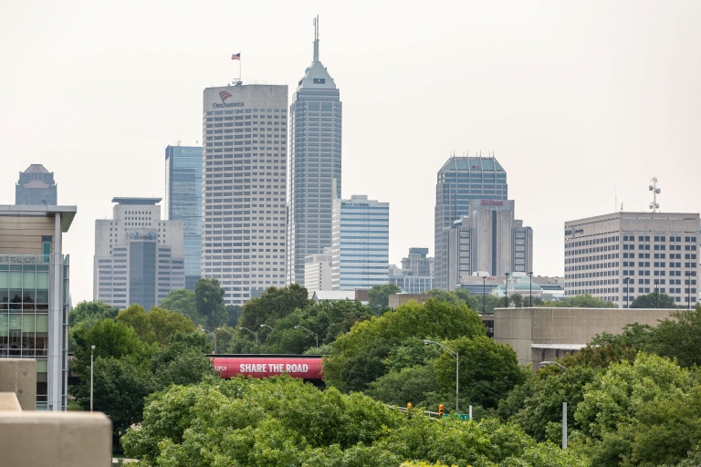 downtown Indianapolis skyline