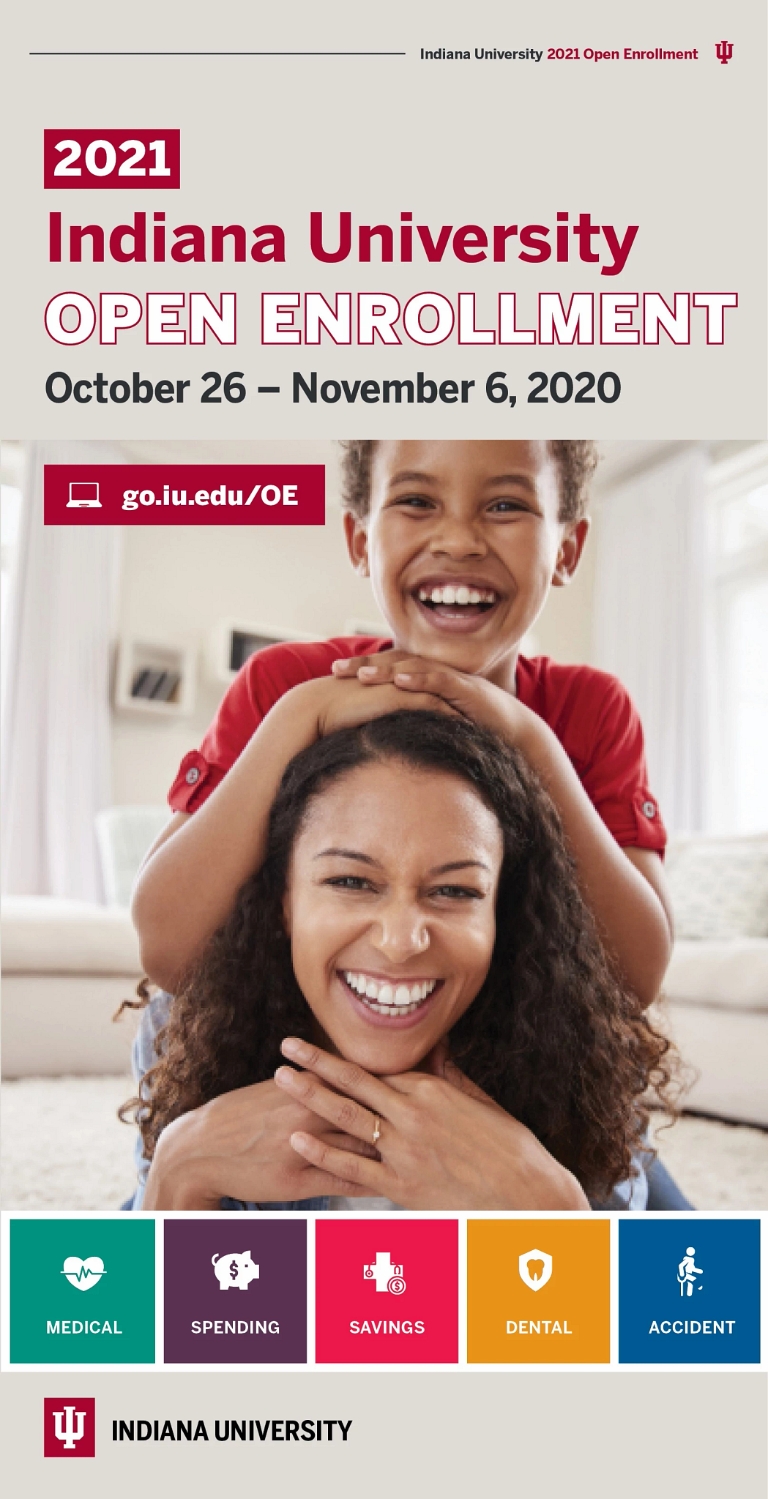 The open enrollment booklet cover for 2020