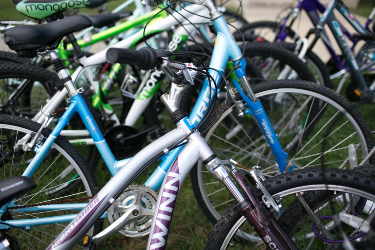 Bikes on campus 