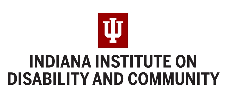 Indiana Institute on Disability and Community logo with the IU trident
