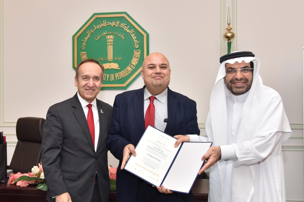 Nasser Paydar and Shariq Siddiqui at King Fahd University in Saudi Arabia