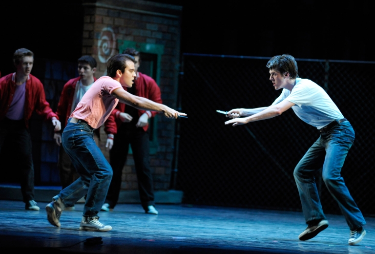 A scene from IU Opera Theater's 2010 performance of West Side Story