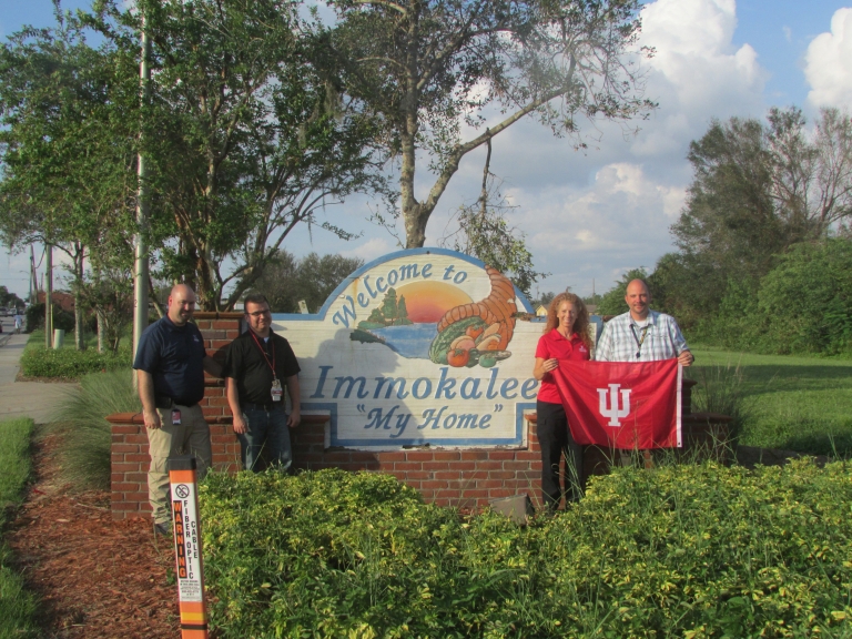 IU emergency management team in Florida.