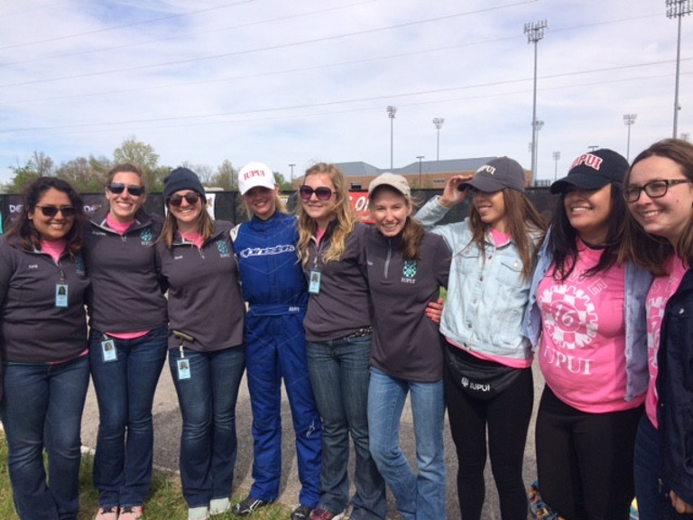 IUPUI teammates and friends at the Purdue Grand Prix